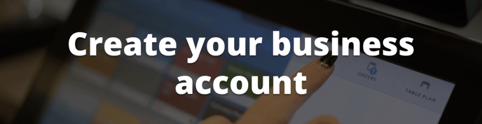 Business account creation Banner