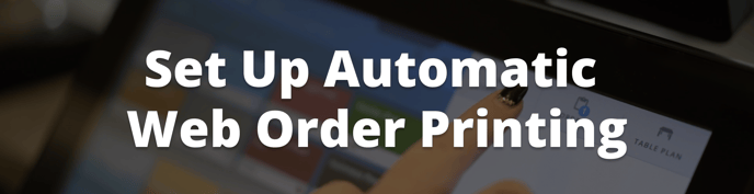 O&P Banner - Set Up Automatic Web Order Printing